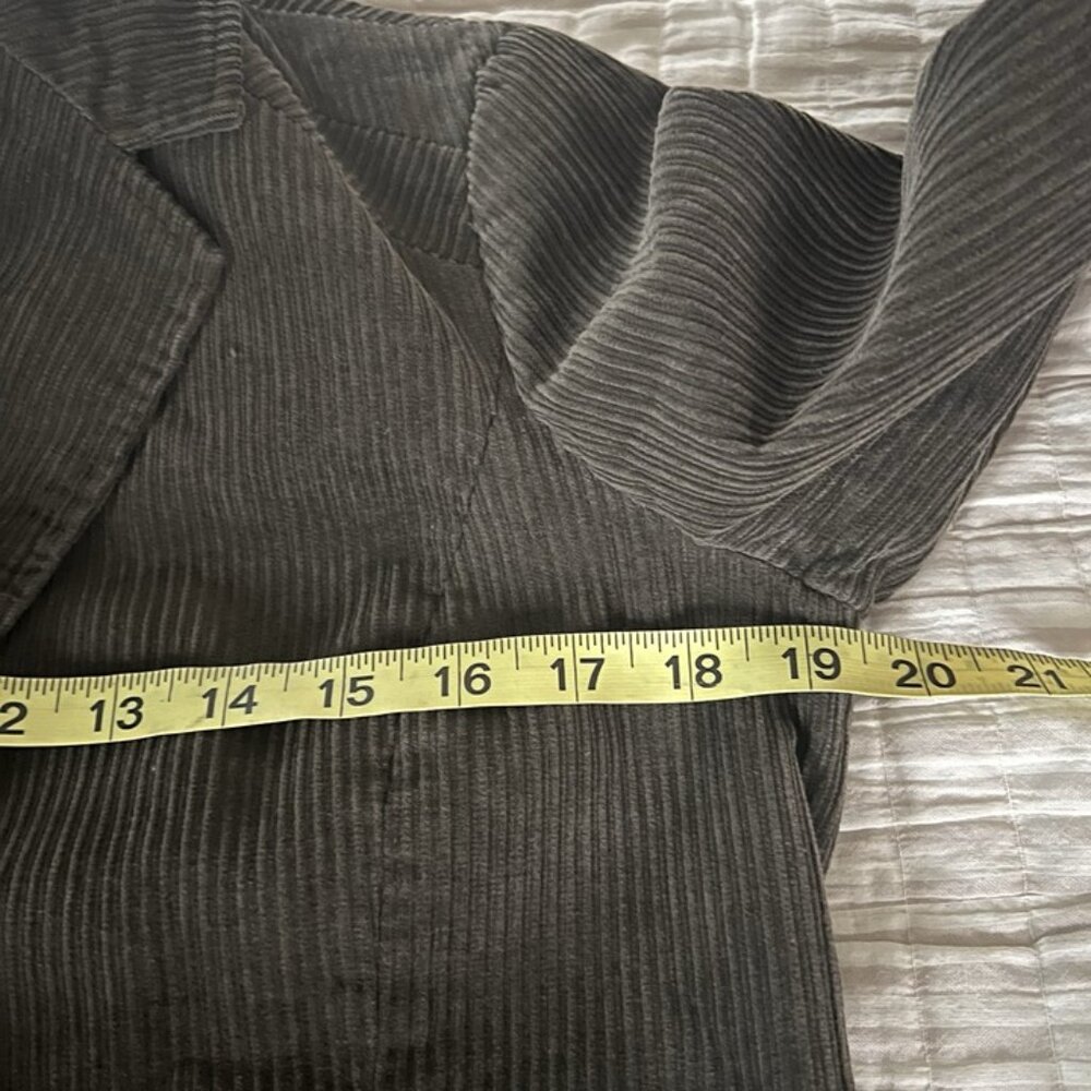 Vintage Liz Claiborne Brown Wide Wale Corduroy Blazer sz 10 Petite‎ Academia Y2K - Picture 7 of 10